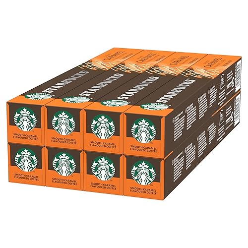 Immagine del prodotto STARBUCKS di Nespresso, Tostatura Chiara, Bevanda con caffè e aroma al gusto di Caramello 8 x 10 (80 Capsules)