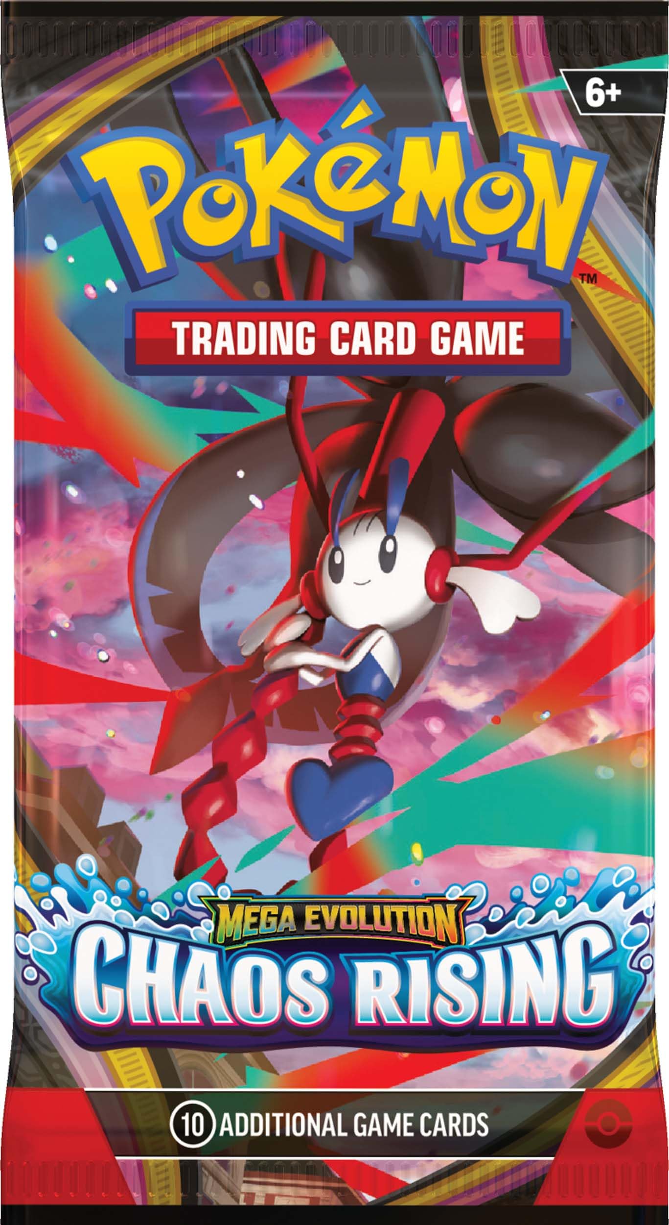 Pokémon TCG: Mega Evolution - Chaos Rising 1 x Pakiet Booster, Gra Karciana