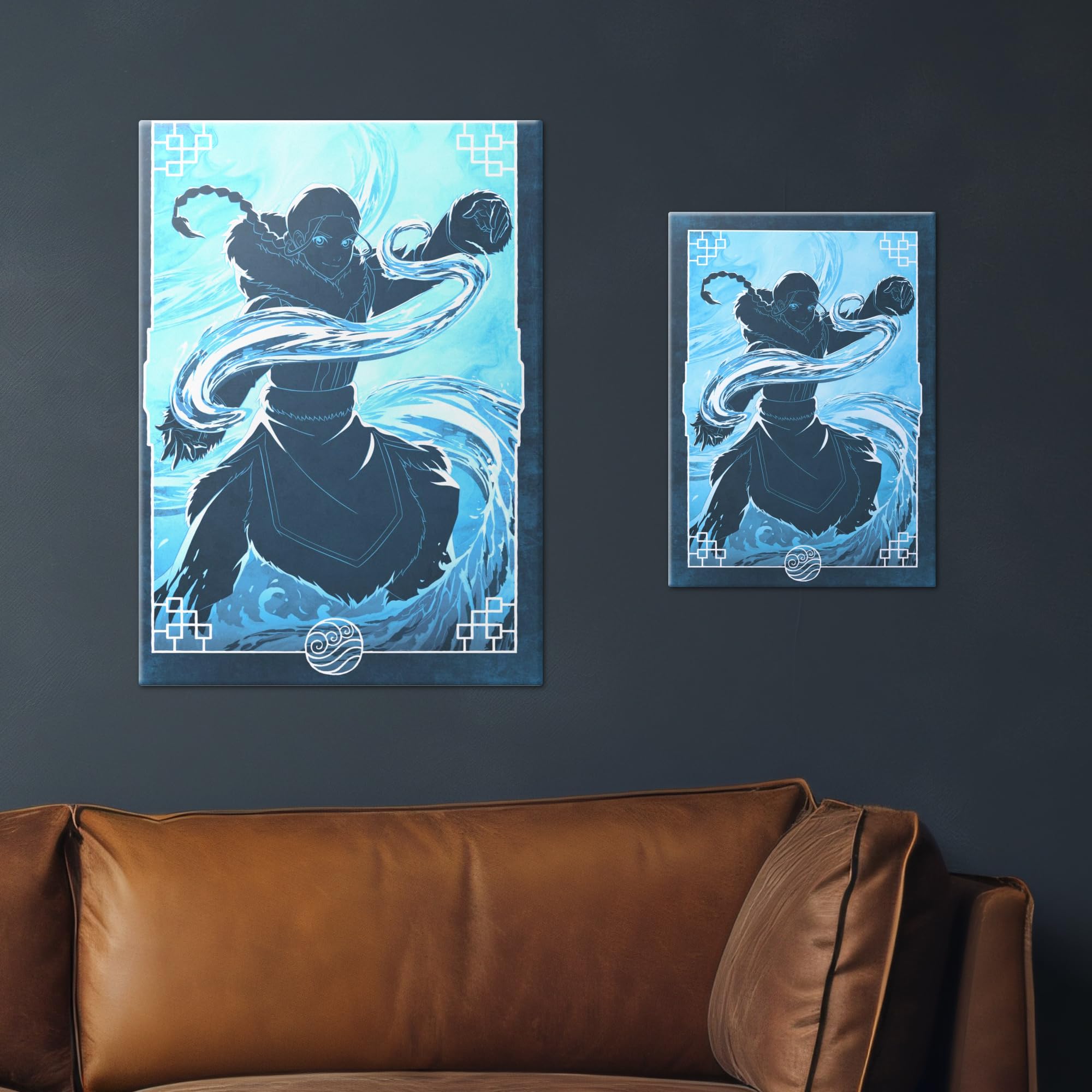 Displate Metall poster Avatar The Last Airbender Katara Water Tribe M | Bild Plakate für Schlafzimmer Dekor, Geschenke. Magnetische Befestigung Wandposter, Wanddeko. Metall Wandkunst.