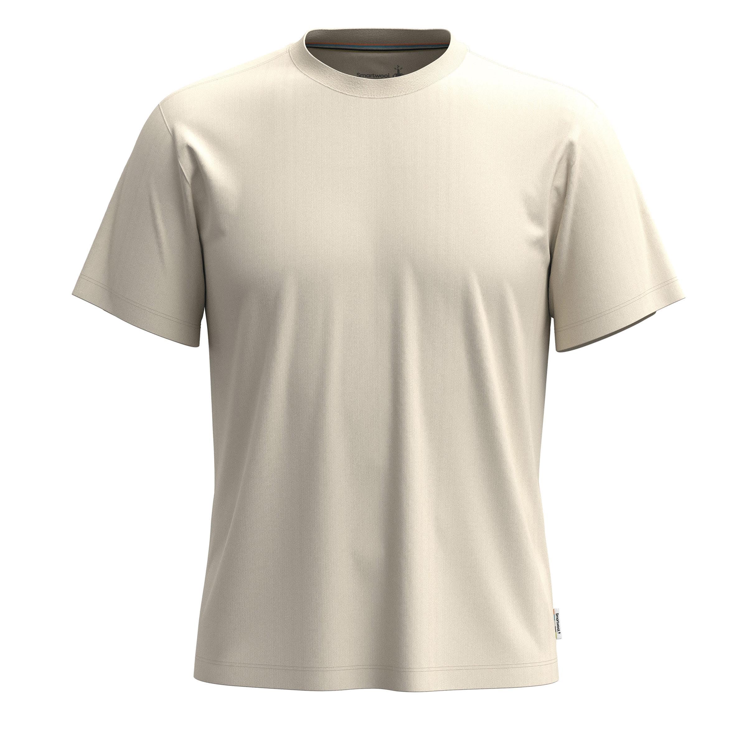 Smartwool Men's Perfect Crew Short Sleeve Tee, Almond, X-Large