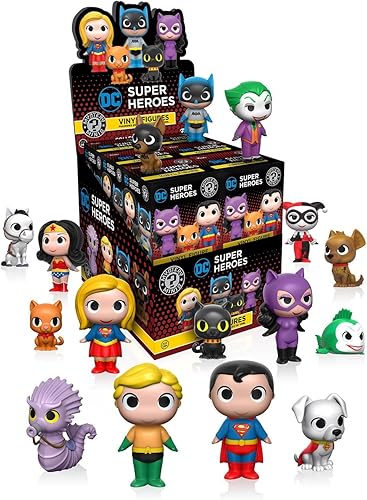 Funko 11346 Mystery Mini caja ciega DC Heroes  Pets 1 figura aleatoria