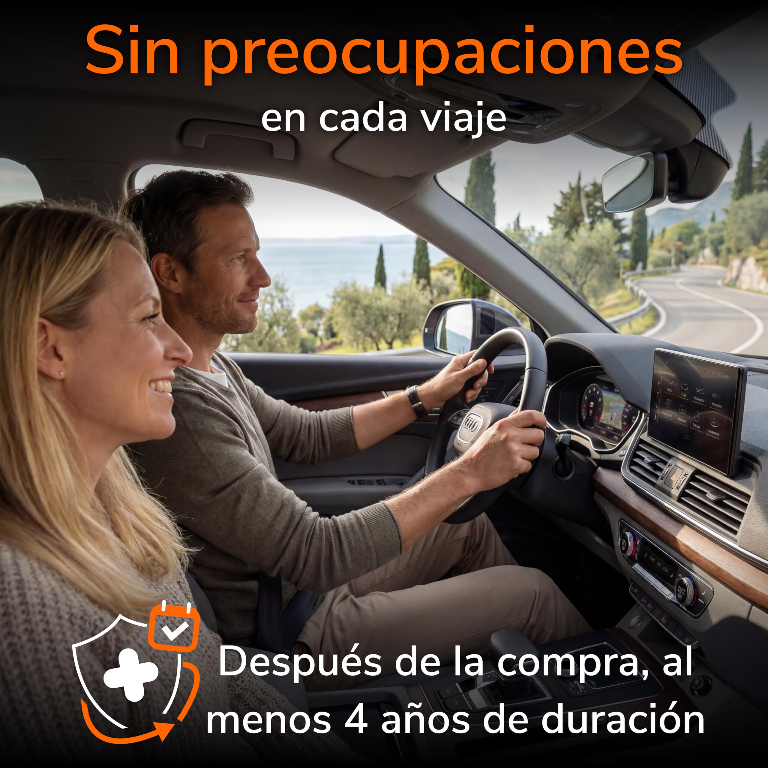 Upgrade4cars Botiquín de Primeros Auxilios Coche 2026 con Triángulo de Emergencia y Chaleco Reflectante según Norma Actual DIN 13164 Válido en Toda Europa