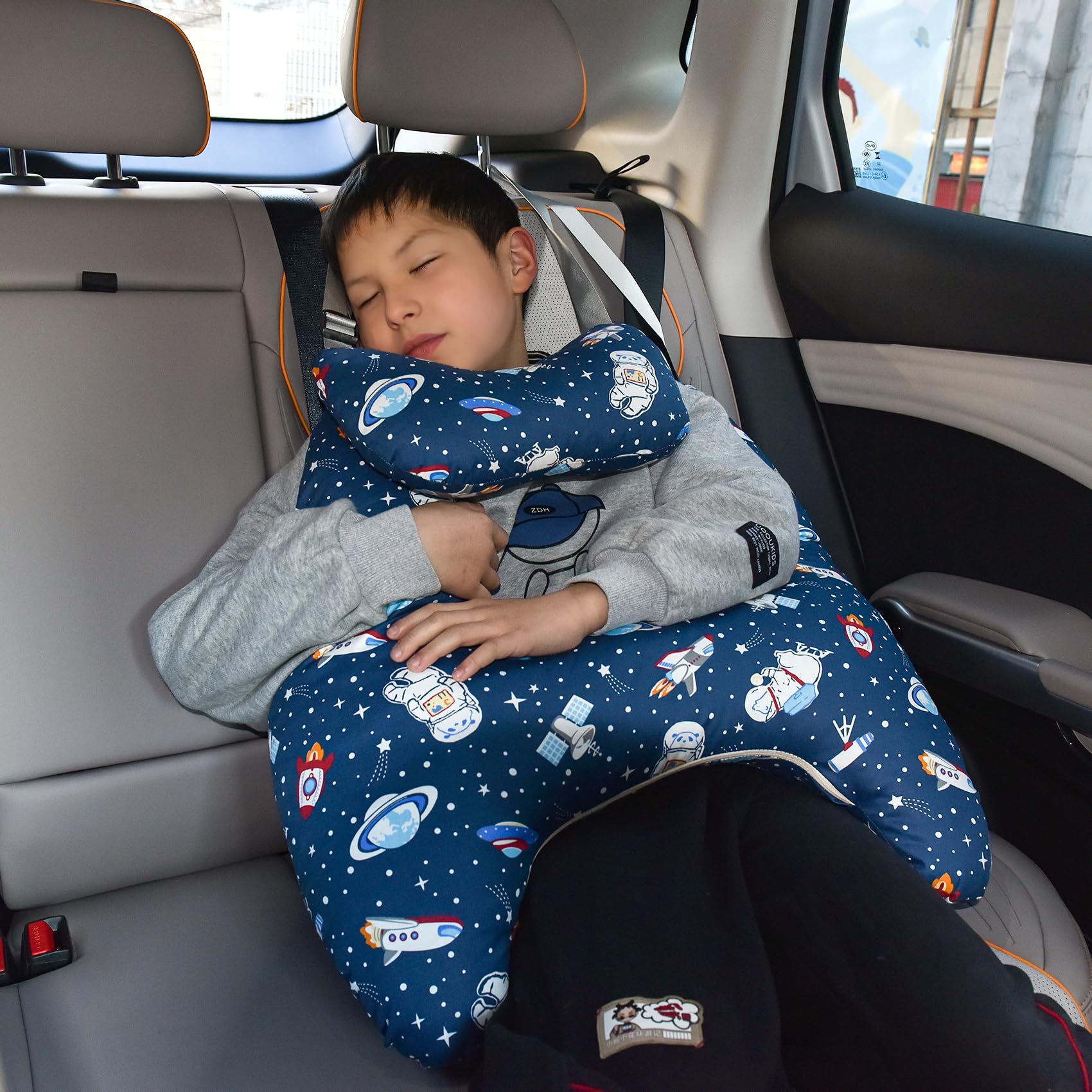 Healifty Cuscino da viaggio per aereo, cuscino da viaggio per bambini, leggero, per dormire in aereo, auto, treno, autobus e cuscino da viaggio
