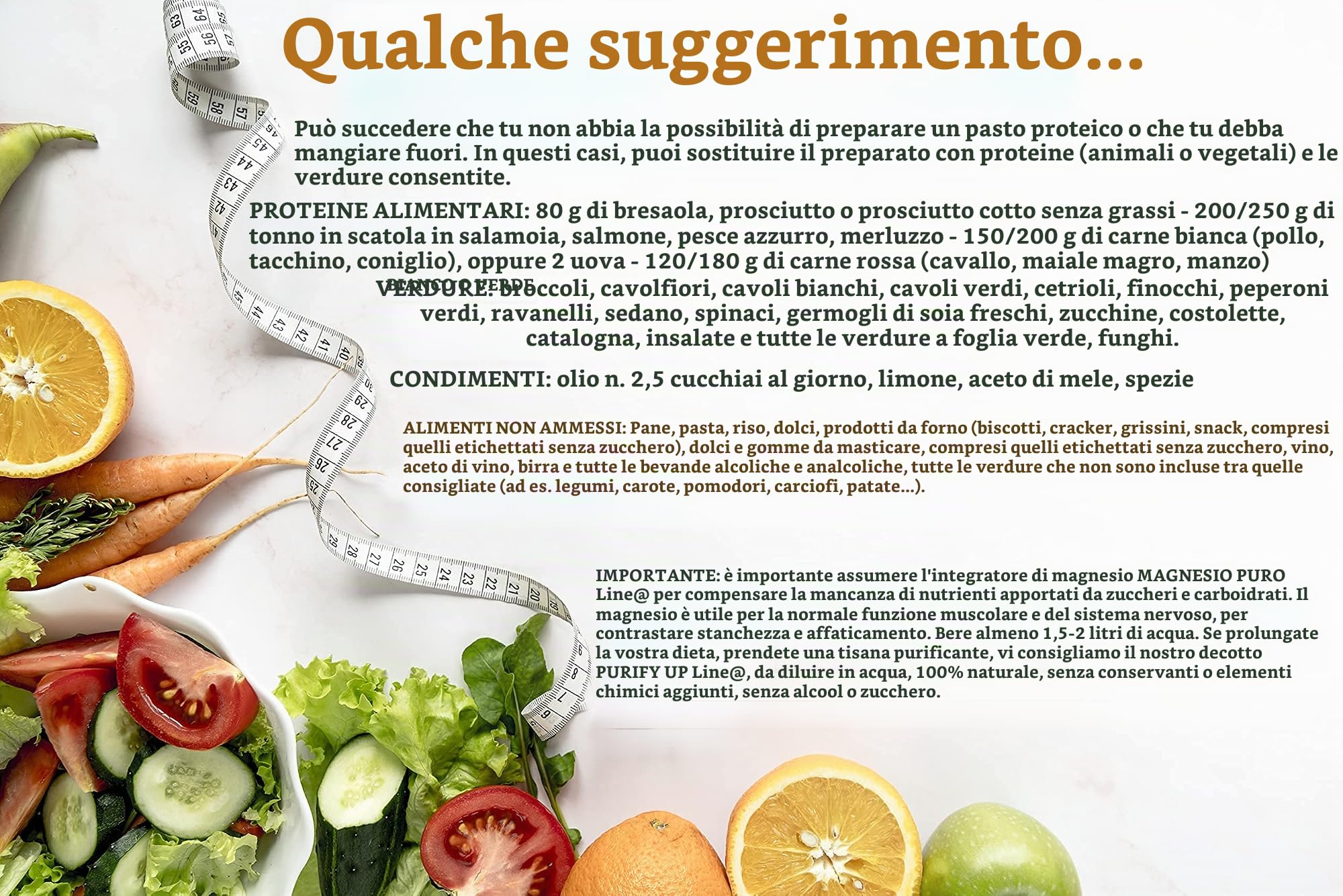 BAG COMPLETO con PASTA 7 giorni Line@Diet: Opzione A = 21 preparati proteici keto in polvere + 7 monoporzioni di fusilli keto da 50g