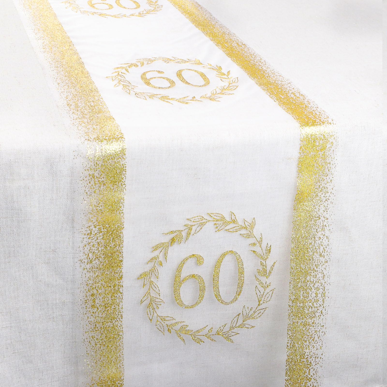 Runner Oro, 2 Rotoli 11 x 108 Pollici Runner Tavola Moderno Dorato Tulle Foglio D'alluminio Centrino Rettangolare Glitterato Table Runner per Ristoranti, Feste, Matrimoni, Banchetti, Idee Fai Da Te