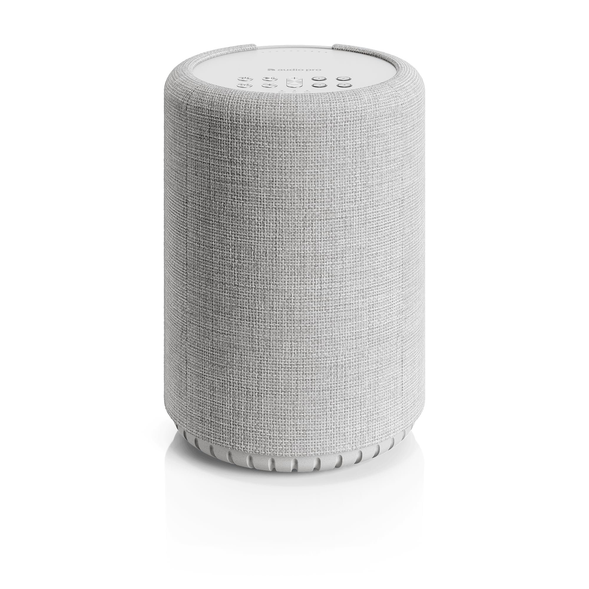 Audio Pro A10 MkII W, enceinte multipièce WiFi et Bluetooth 5.0, classe numérique 52 W, croisement 300 Hz, AirPlay 2, Google Cast, Spotify Connect, Bluetooth 5.0, support mural/plafond (gris clair)