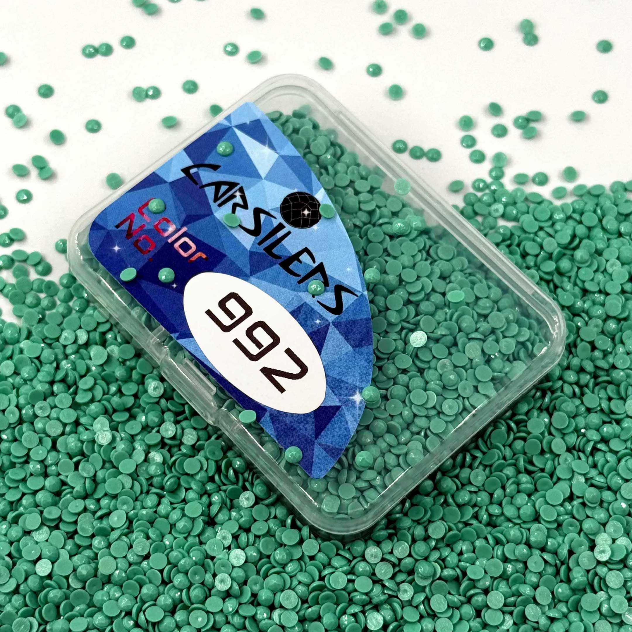 Carsilers Diamond Painting Beads 992,Diamonds Painting Accessories Replacement for Missing Drills,Diamond Beads Replacement Drills Gems Stones,Round,About 3500pcs — image 1