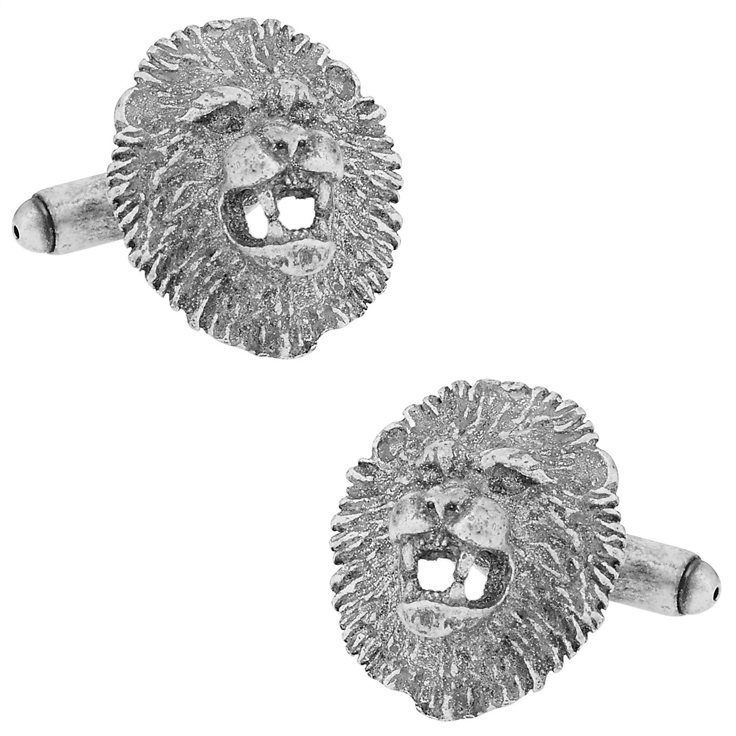 Lion Head Cufflinks with Presentation Box