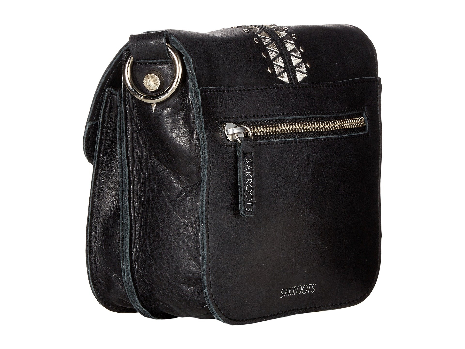 black mini camera bag