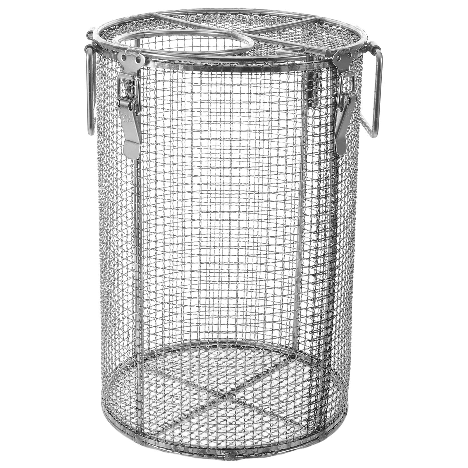 Angoily Inox Cestello Argento Filtro in Acciaio per Pompa Laghetto