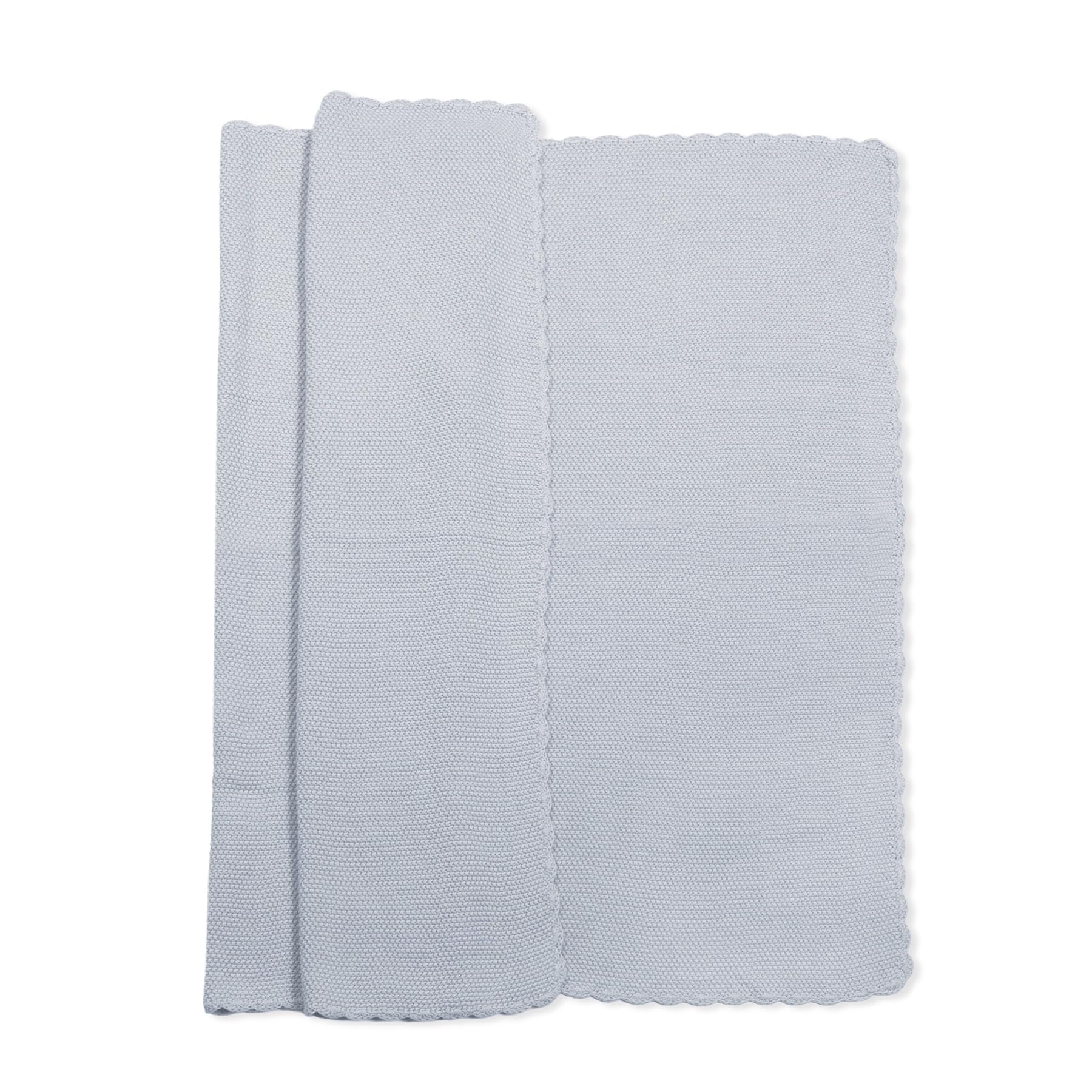 Pasito a Pasito Manta Tricot Azul