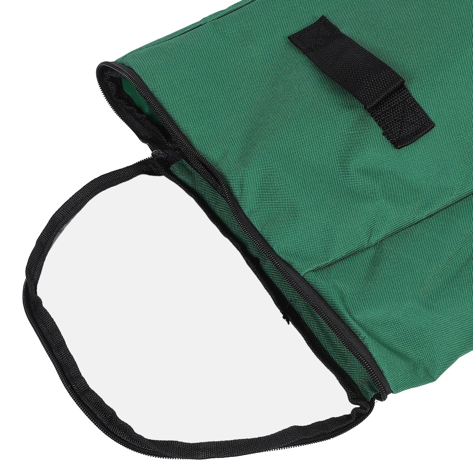 GANAZONO Faltbare Geschenkpapier Aufbewahrungstasche aus Oxford Reißfest mit Reißverschluss Multifunktionaler Organizer für Geschenkpapier Bänder und Partyzubehör Grün