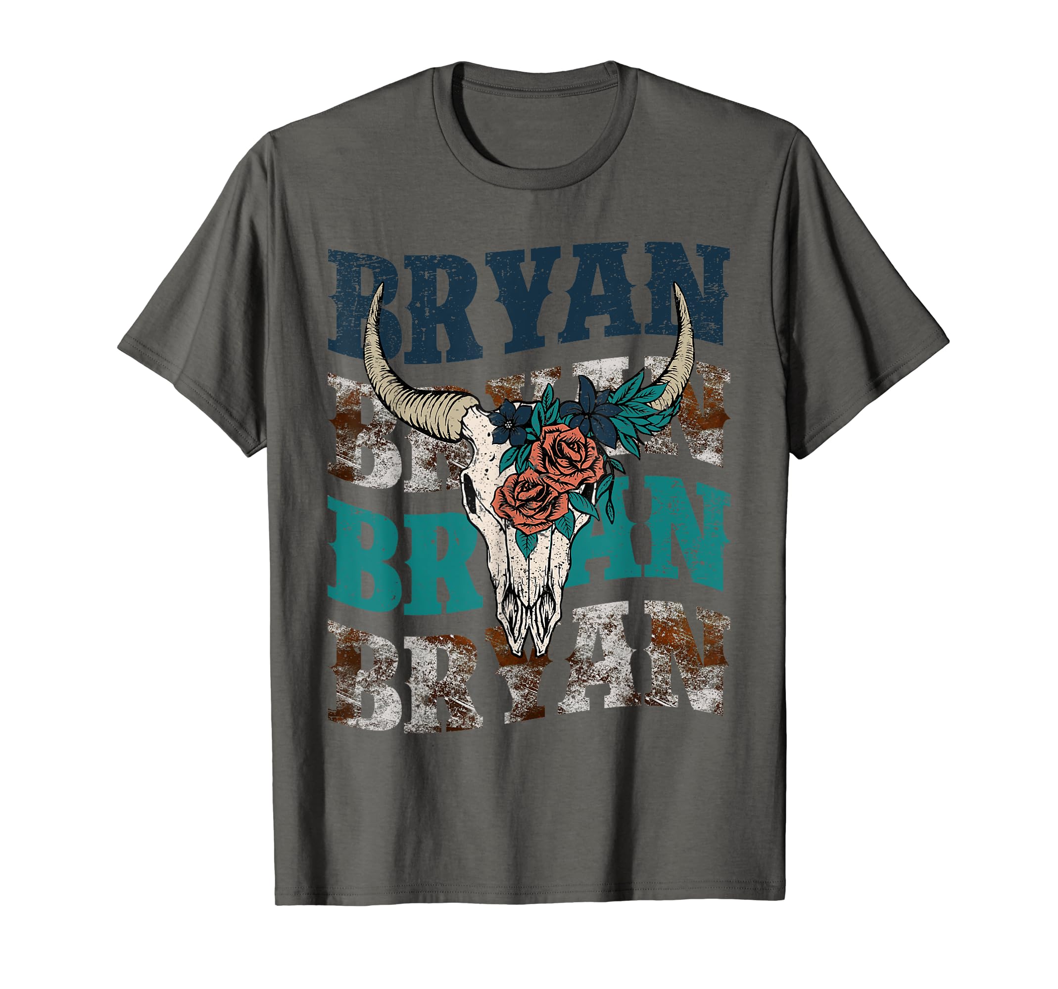 Vintage Bryan Bull-Skull Western Deserts Bryan T-Shirt