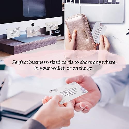 Miniatura 9 de MESMOS 52 tarjetas de atención plena con planes de acción. Regalos de relajación para aliviar el estrés para mujeres, tarjetas de afirmación