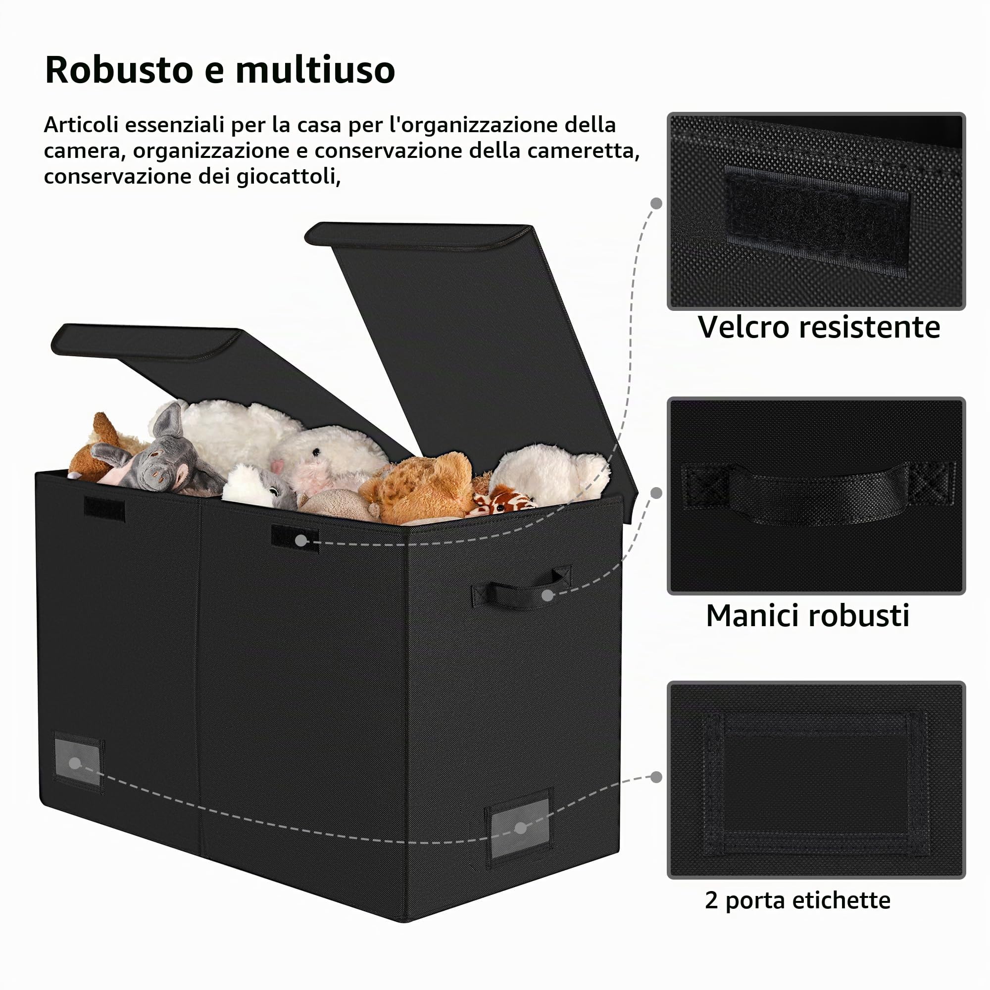 GRANNY SAYS Bündel aus Organizador Juguetes und Caja de Almacenaje Grande con Tapa