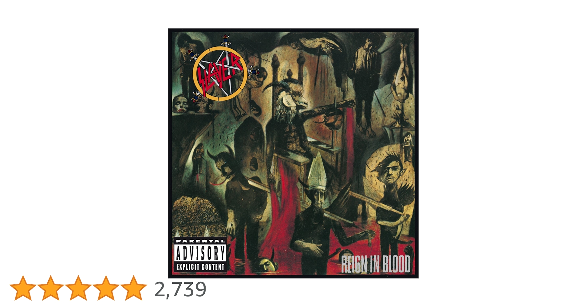 Slayer Reign in Blood レコード(国内盤) Slayer Reign in Blood レコード(国内盤)