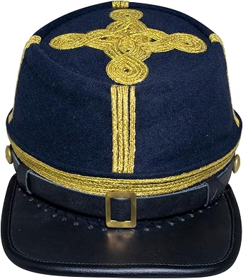 American Civil War Field Officer Generals Union Kepi 100% Navy Blue Wool Cloth Hat/Cap