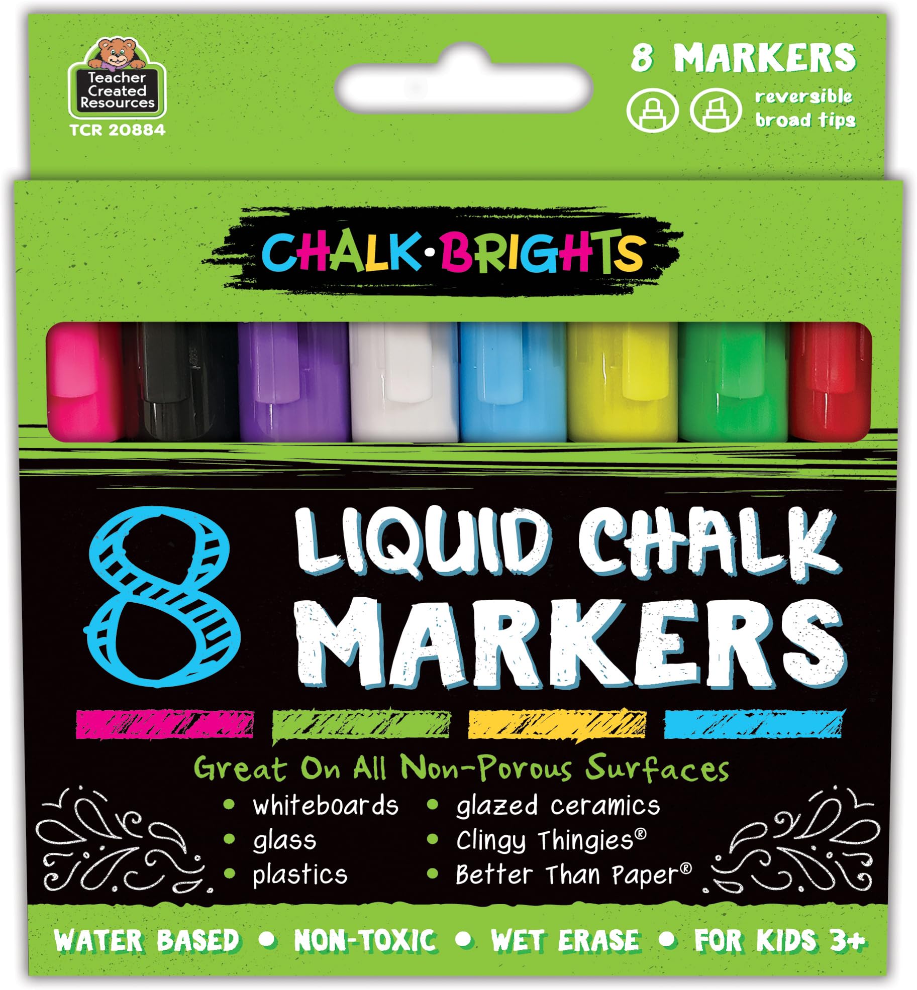 Amazon.com : Teacher Created Resources Chalk Brights Liquid Chalk