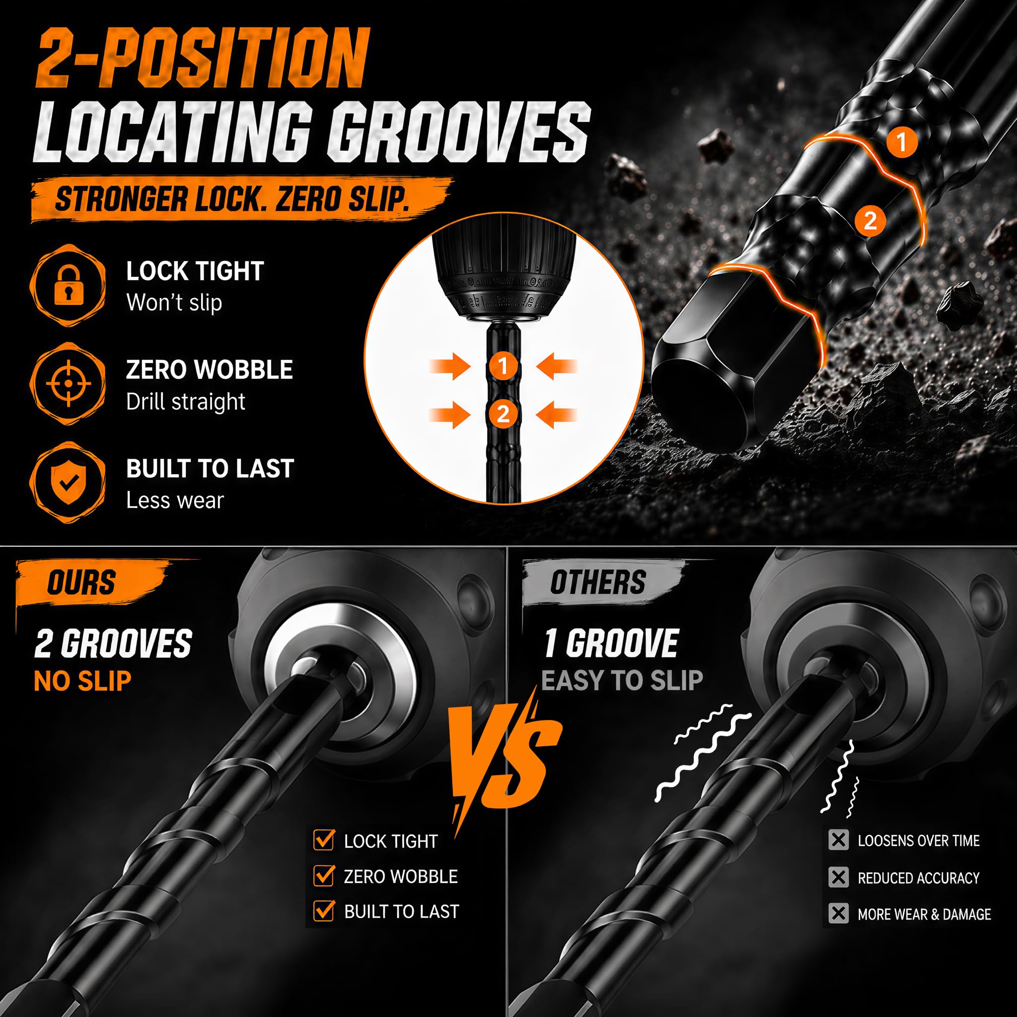 Masonry Drill Bits - Concrete & Brick -7 Masonry Drill Bits - Concrete & Brick -7