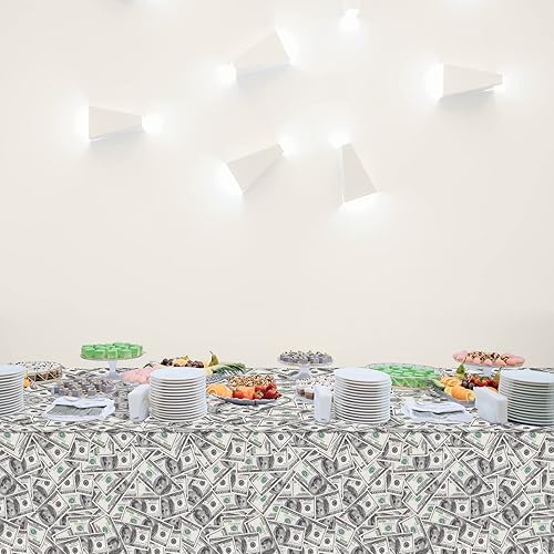 Miniatura 6 de 1 Piece Floral Happy Birthday Tablecloth Brown Wood Plastic Disposable Butterfly Table Cover Rectangular Table Decoration for Girls Wedding Flower