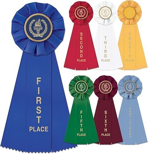 Miniatura 1 de Hodges Badge Company Victory linterna 1A-6A rosetón incluyendo participante Award- Juego de 7