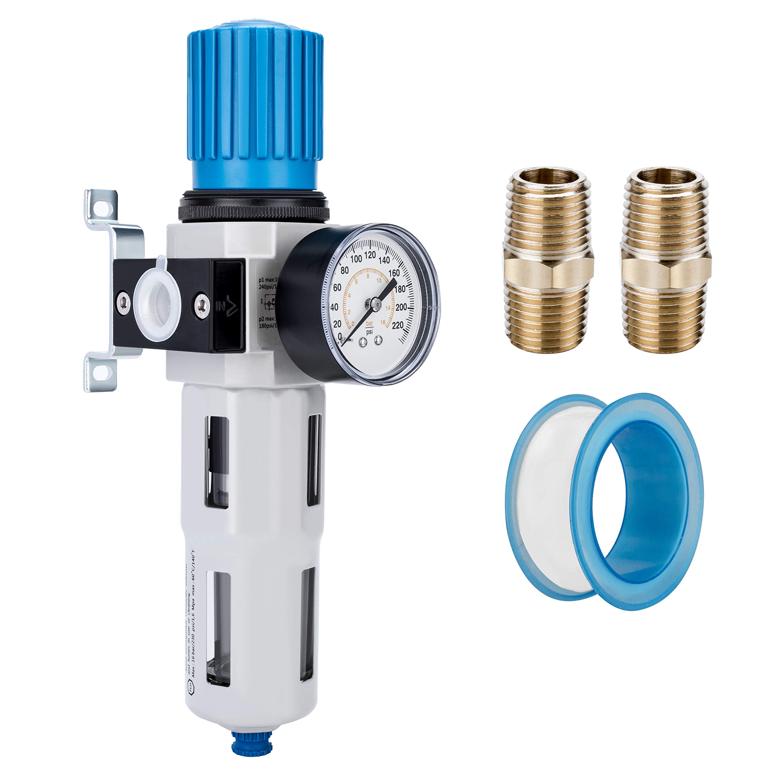 Buy NANPU 1/2" BSP Zinc Alloy High Pressure Compressed Air Filter