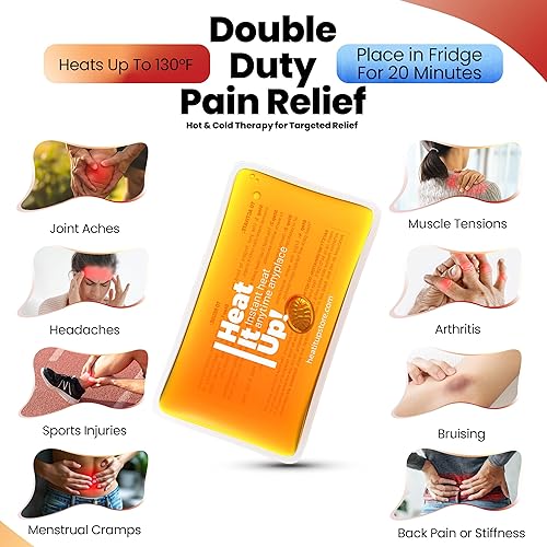 Miniatura 5 de HEAT IT UP - Paquete de calor reutilizable – 8 paquetes de calor instantáneo para compresa caliente – Las almohadillas se pueden utilizar como