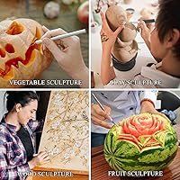 Vista 6 de Headley Tools Precision Craft Hobby Knife Set (38pcs) with Wooden Chest, Razor Sharp Knives for Scrapbooking, Art Modeling, Sculpture, Wood&Leather