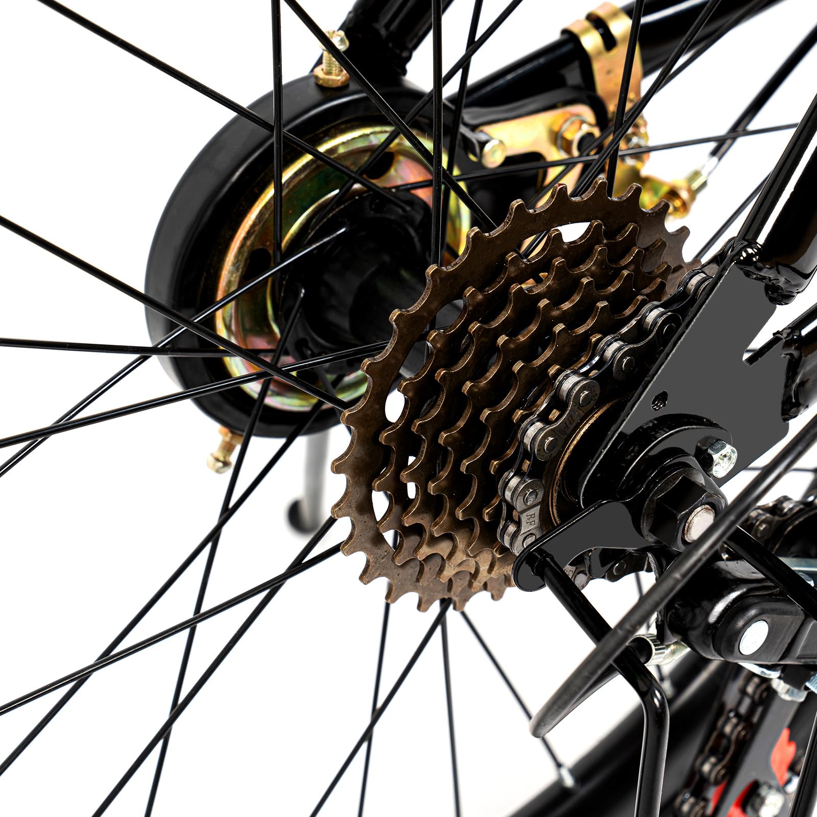 MTB Utdoor - Telaio per bicicletta in acciaio al carbonio da 50,8 cm, carico massimo 75 kg, portabicchiere, bici sportiva per adulti, uomini e donne adolescenti