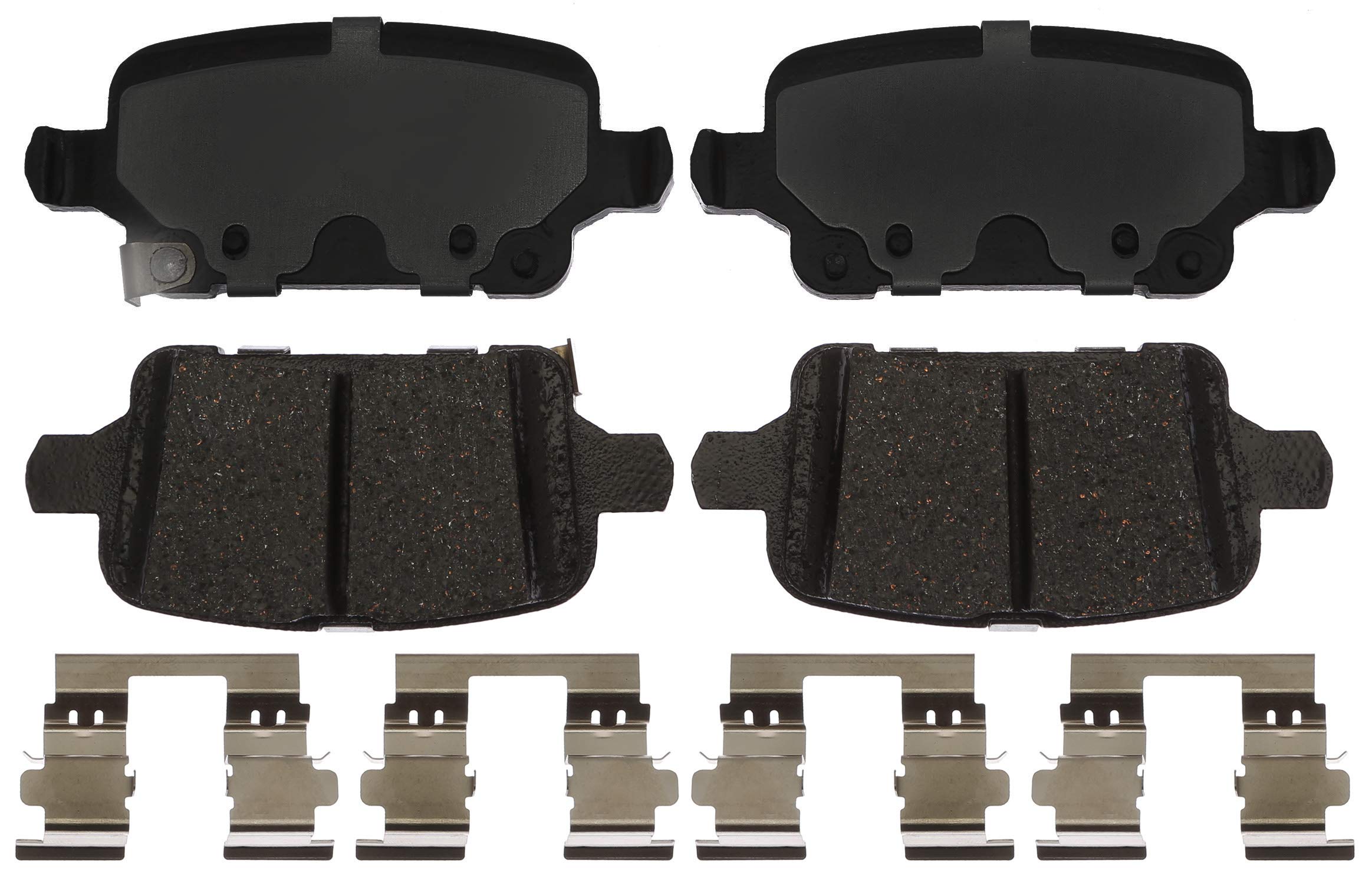 Amazon.com: ACDelco Gold 17D1857CH Ceramic Rear Disc Brake Pad Set 