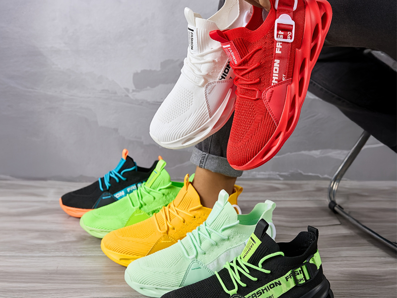 ODCKOI Scarpe Da Ginnastica Da Uoo Slip On Scarpe Da Corsa Traspiranti - Foto 5