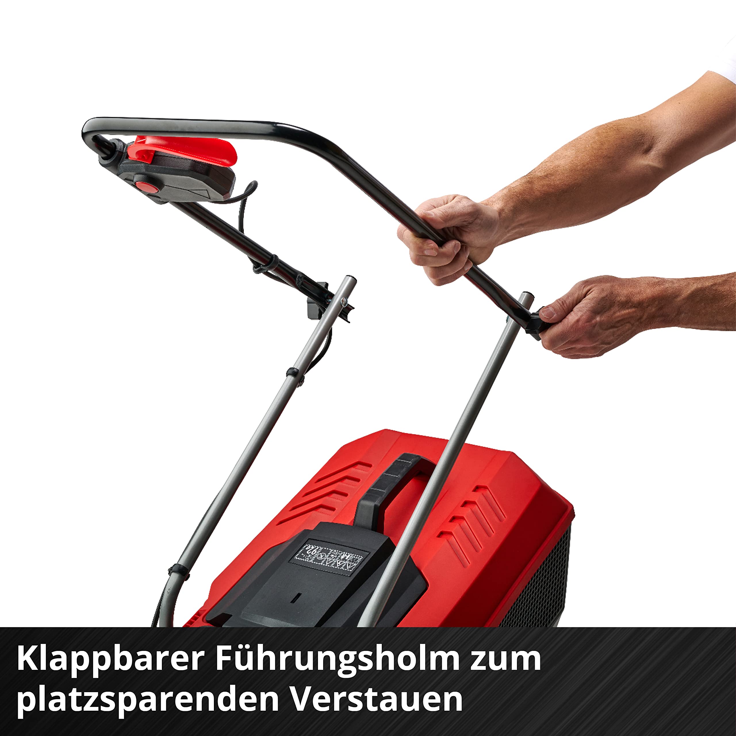 Einhell City Akku-Rasenmäher GE-cm 18/30 Li-Solo Power X-Change (18 V, 30 cm Schnittbreite, bis 150 m², Brushless, 25L Grasfangkorb, 30-70 mm Schnitthöhe, ohne Akku)