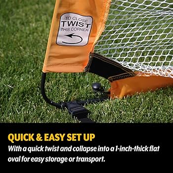 Amazon | PUGG 6フィート ポップアップサッカーゴール、ポータブル