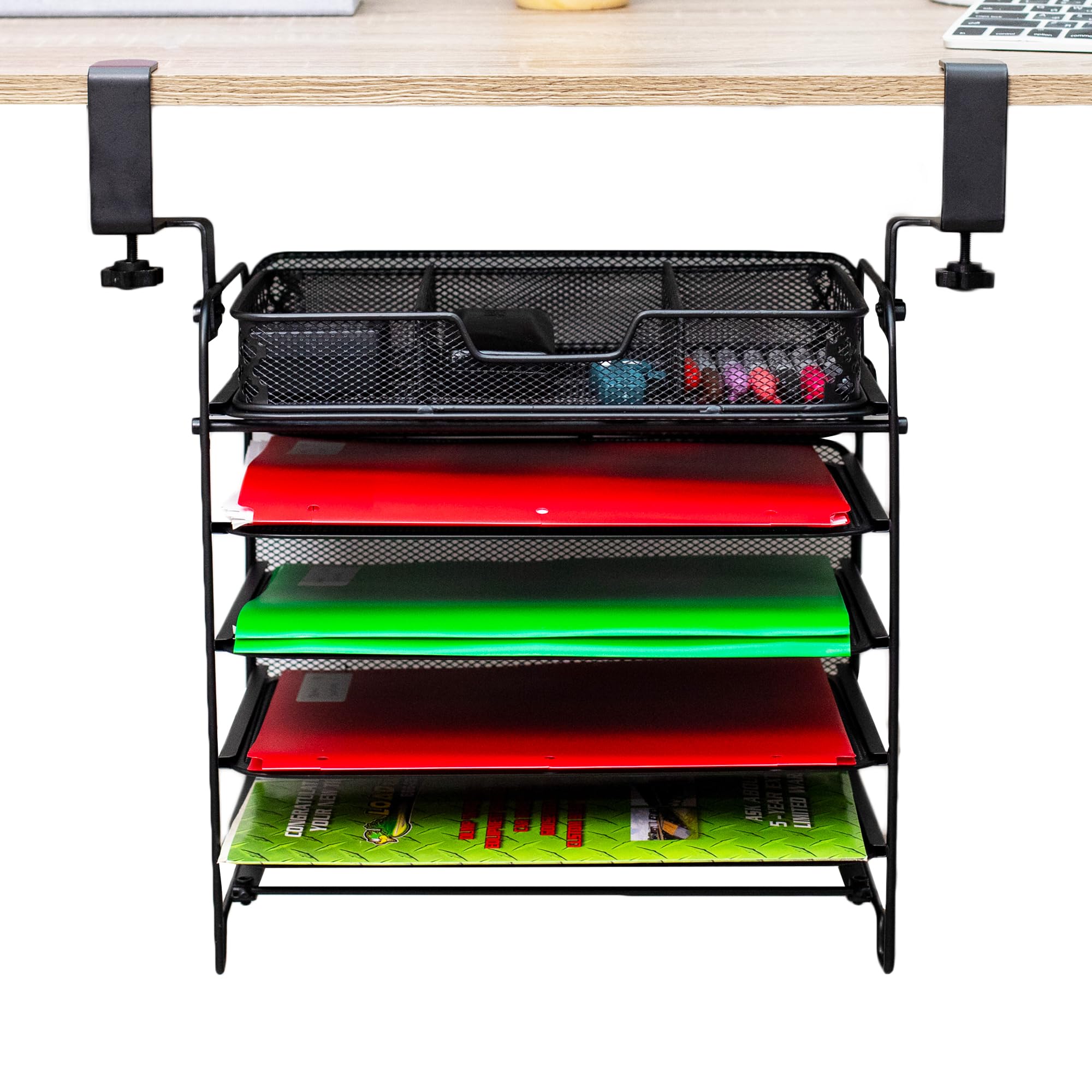 SB Simpli Better File Organizer that Attaches Under the Desk