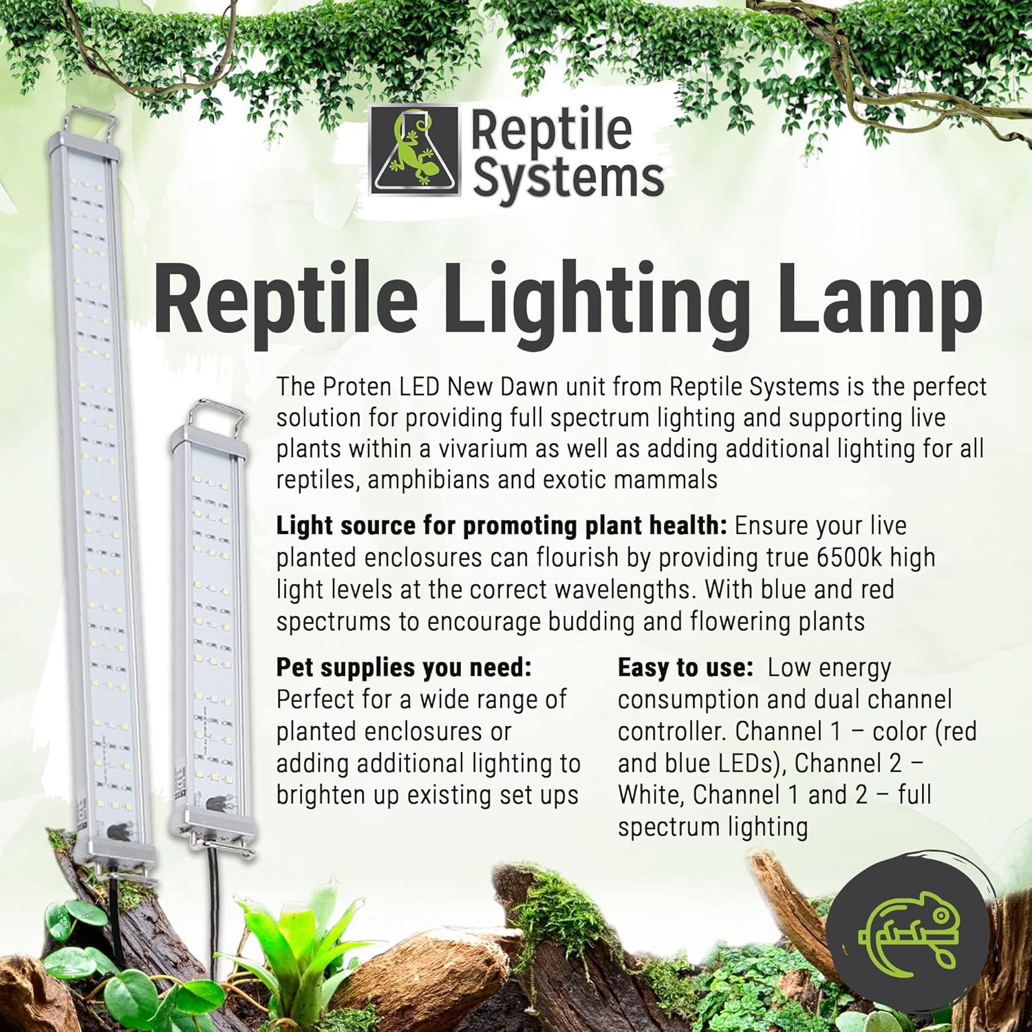 New Dawn LED Plant Lamp by Reptile Systems