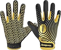 AIGEVTURE Men's Adult Wide Receiver Football Gloves - Superior Sticky Grip, Breathable Control & Style