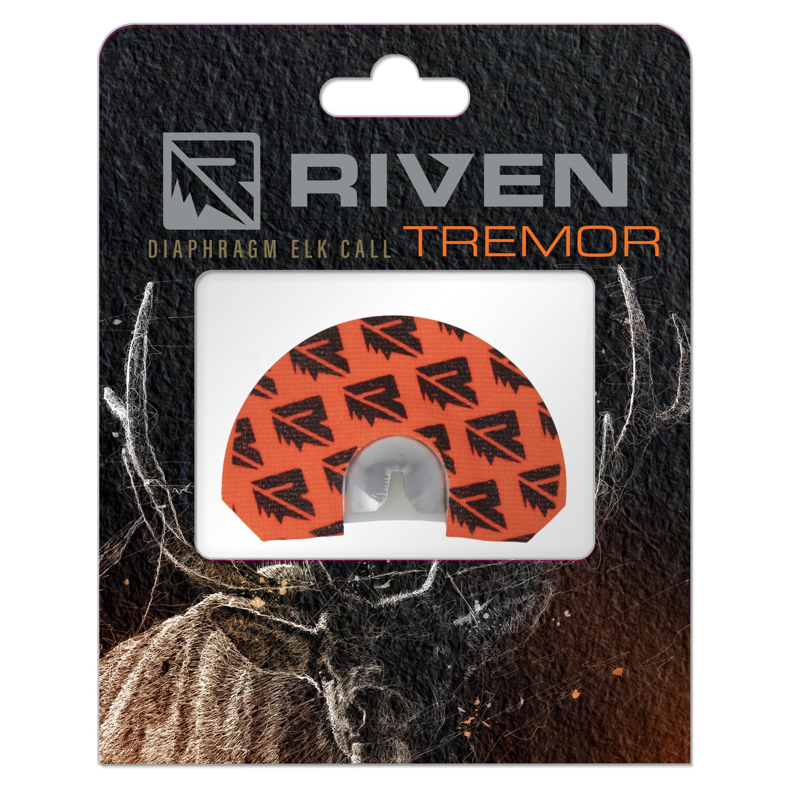 RIVEN Tremor Elk Call for Hunting | Perfect Reed for Calling Elk & Producing a Diverse Range of Bull, Cow & Calf Sounds | Includes Standard Frame with Dome Mouth Call & Carry Case