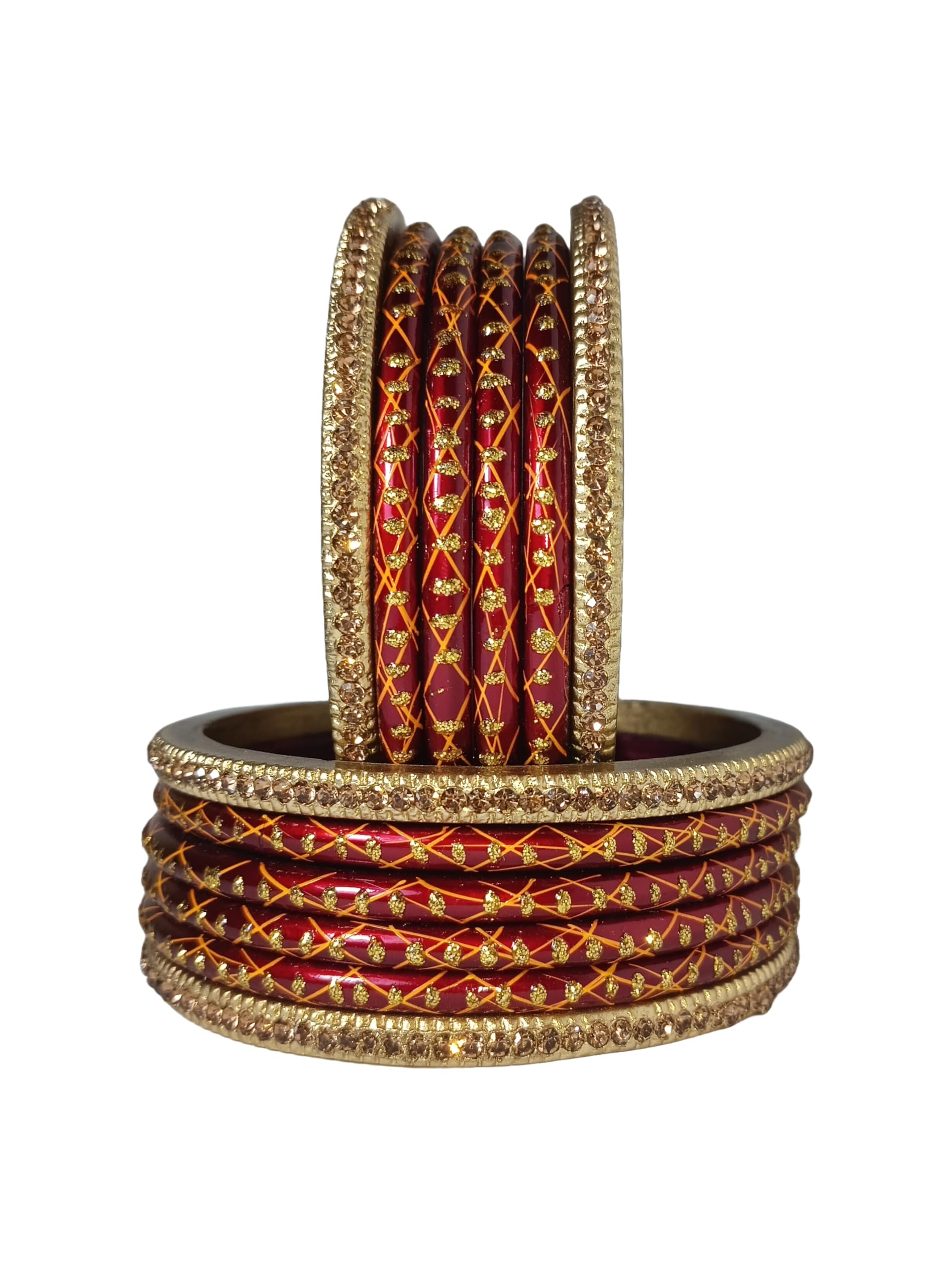 Radhe rani bangles Stylish Jaipuriya Lakh Bangles Design Chuda Sat Bangles Set For Women | Lakh Ka Multi Colour Chuda Bangles 100% Hand Made Making From Jaipur | (Maroon, 2.4) (B0D2V6NK9L) Amazon Price History, Amazon Price Tracker