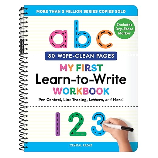 My First Learn-to-Write Workbook: Pen Control, Line Tracing, Letters, and More! (My First Preschool Skills Workbooks)