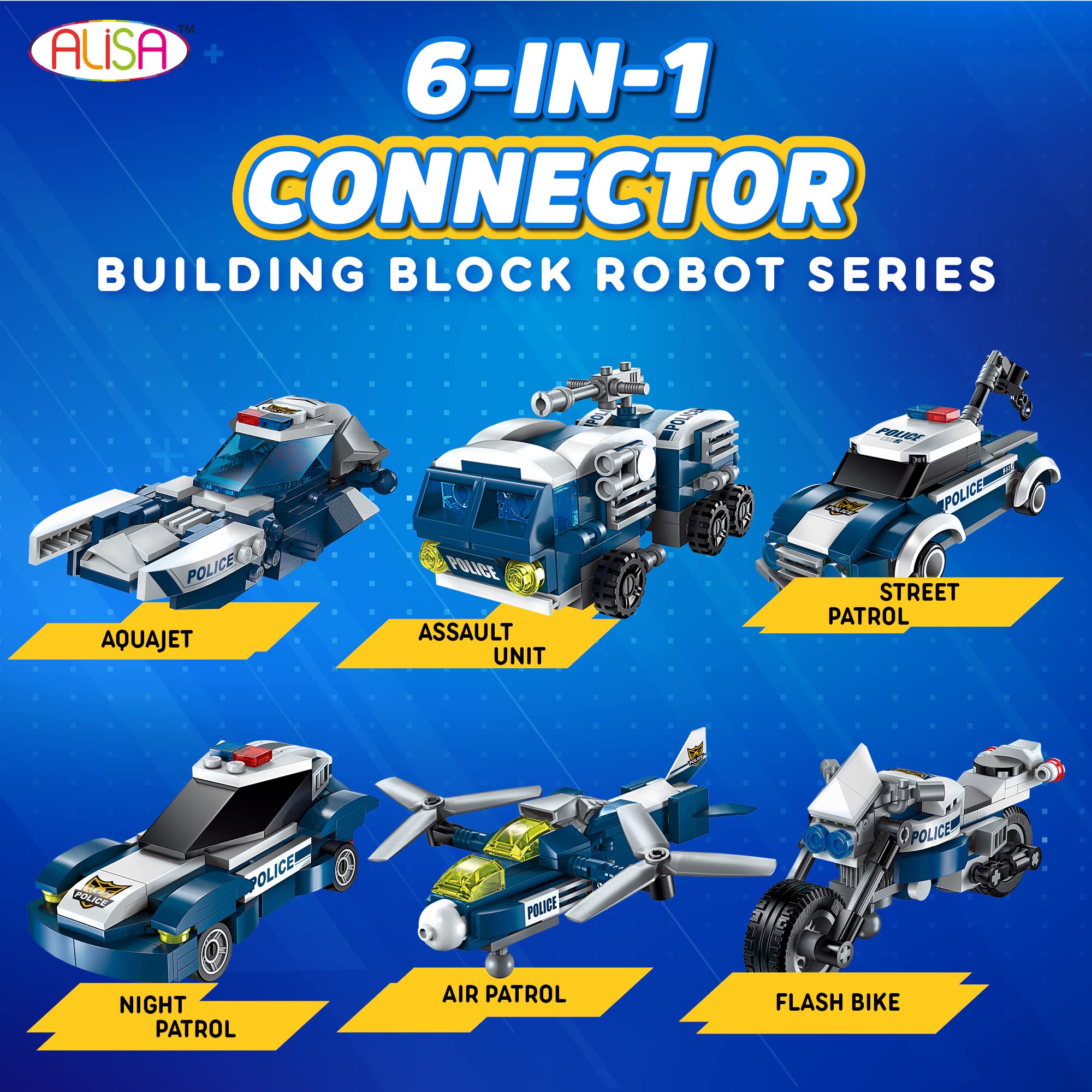 Buy Transforming Toy BlockFormers Connector Set 6in1 Robot