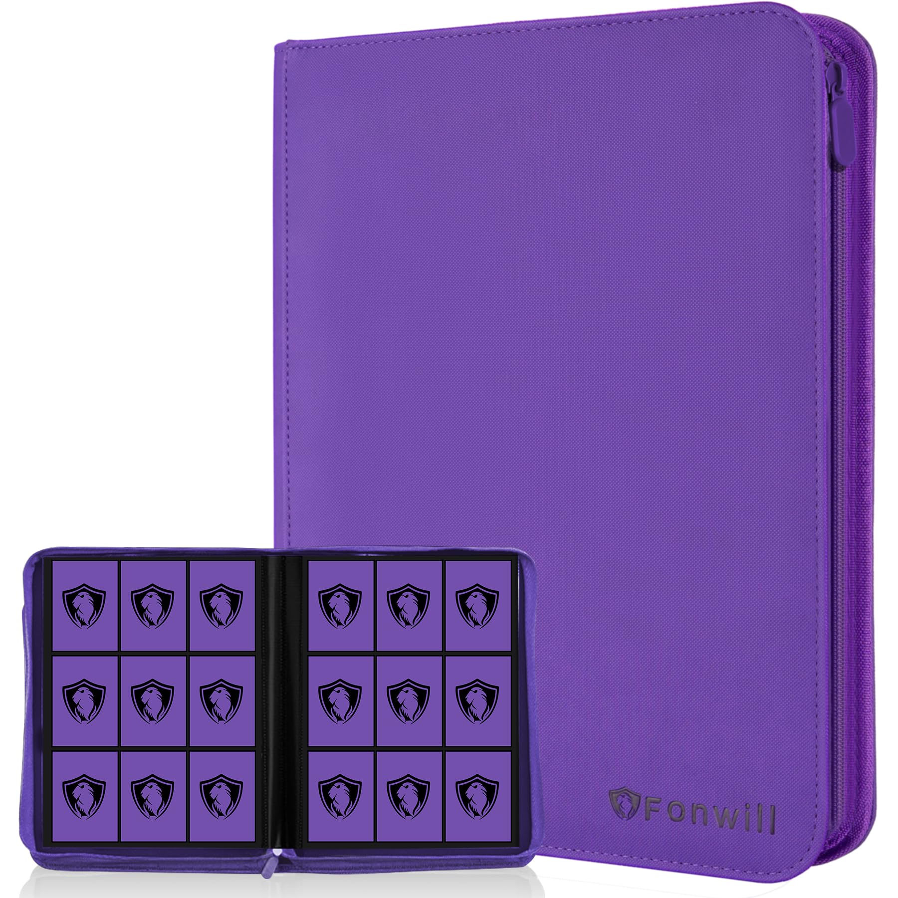 9 Pocket Card Binder 20 Double Sided Pages Trading Card Album Folder 360 Side Loading Pocket Binder - View #11