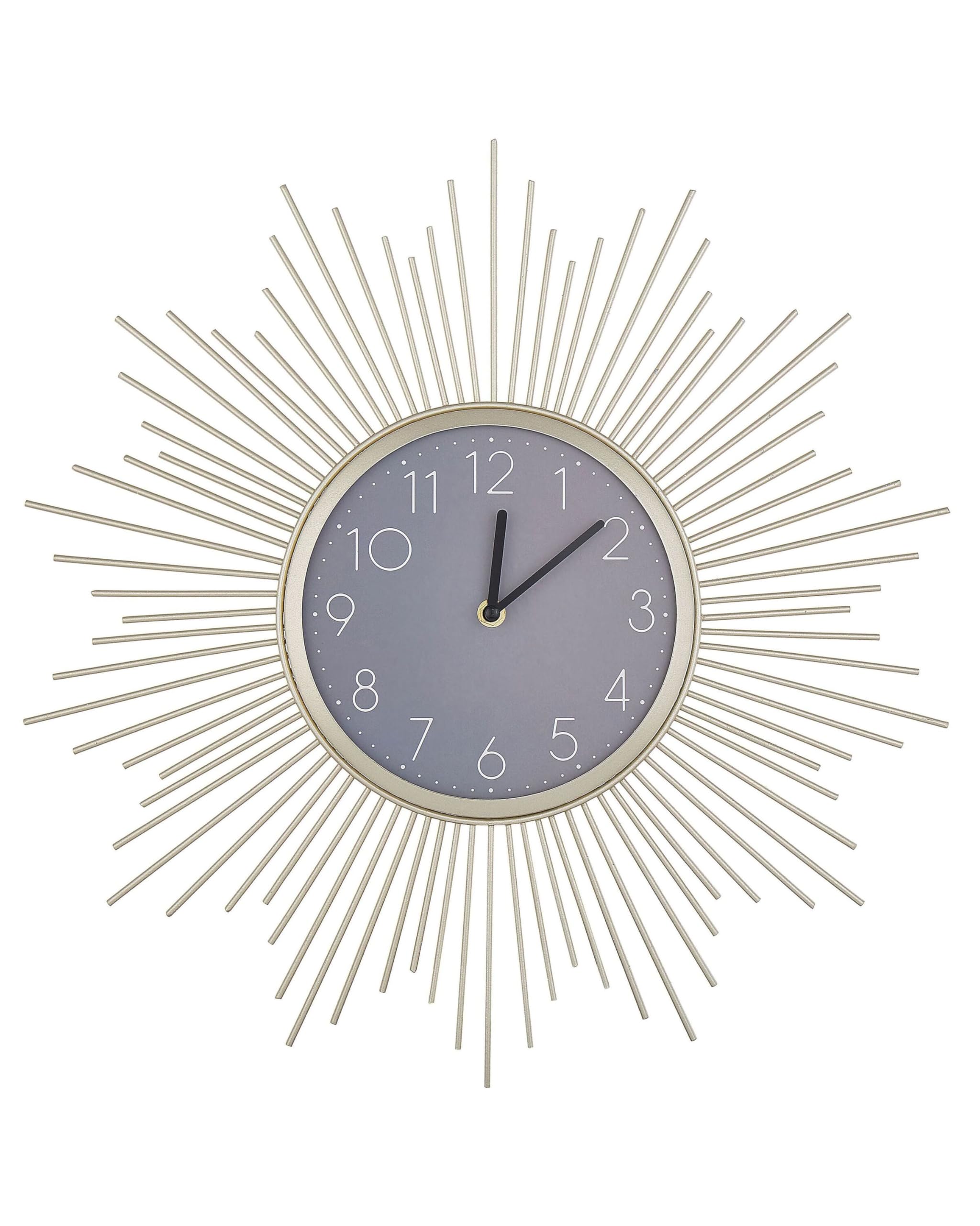 Beliani Wall Clock Solura 45 Cm Metal Gold