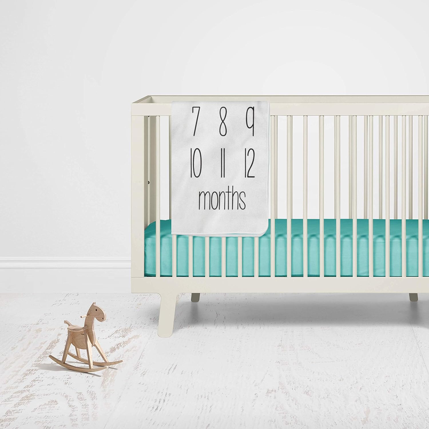 Baby Milestone Blanket Month Blanket Baby Baby Growth Tracker Fleece Blanket Baby Shower Monkey Newborn Gift (60x80)
