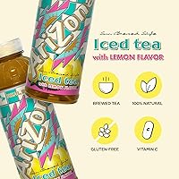 Vista 3 de AriZona Té de limón - 16 onzas líquidas (paquete de 12)