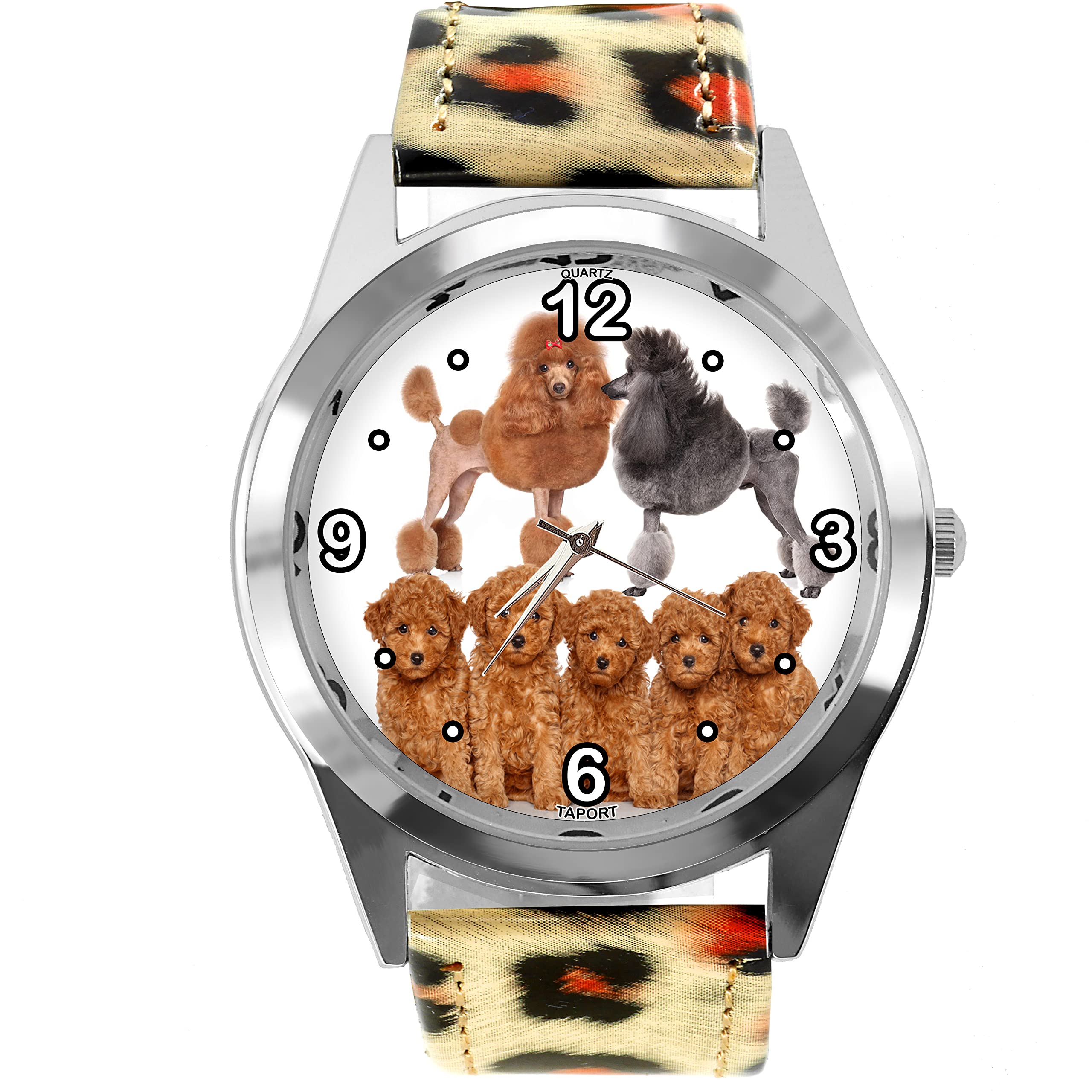 Orologio TAPORT Con Cinturino In Pelle E Stampa Leopardata: Unico E Originale
