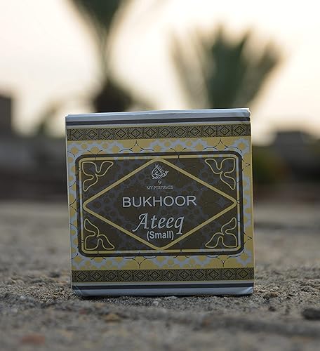 Miniatura 7 de AM Regal Metal Bakhoor - Quemador de incienso e incienso Ateeq Bukhoor (3 x 1.57 onzas)