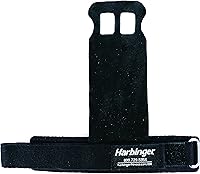 Vista 2 de Harbinger Agarres de cuero en la palma para levantar pesas y proteger las manos