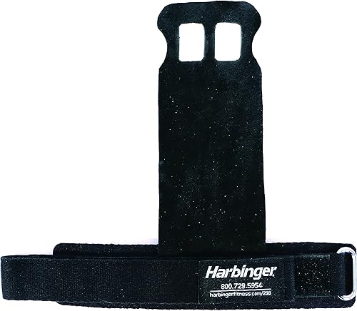 Miniatura 2 de Harbinger Agarres de cuero en la palma para levantar pesas y proteger las manos