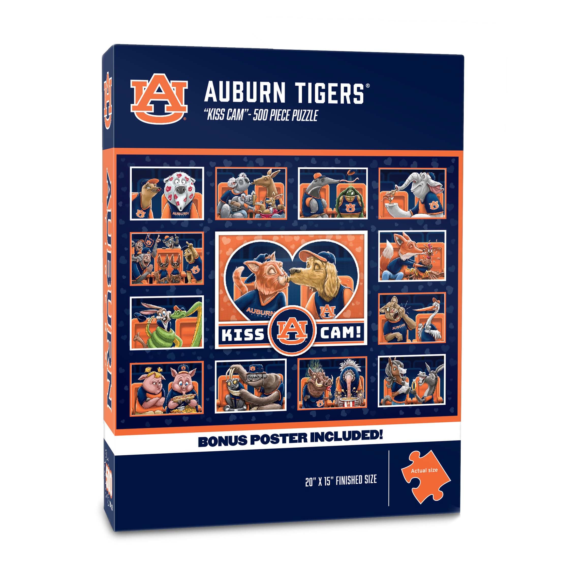YouTheFan NCAA Auburn Tigers “Kiss Cam” 500 Puzzle