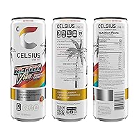 Vista 35 de CELSIUS Sparkling Fantasy Vibe, bebida energética esencial funcional, 12 onzas líquidas (paquete de 12)